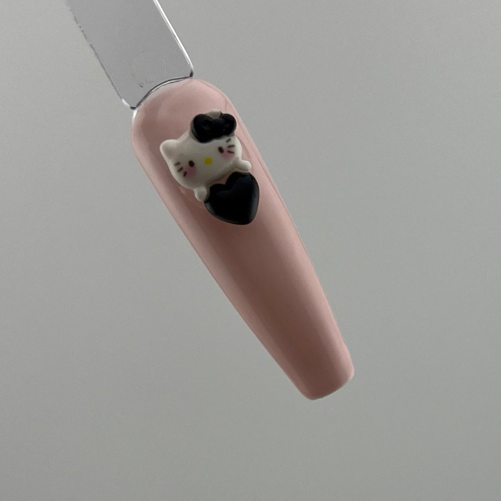 Hello Kitty with Black Heart and Bow
