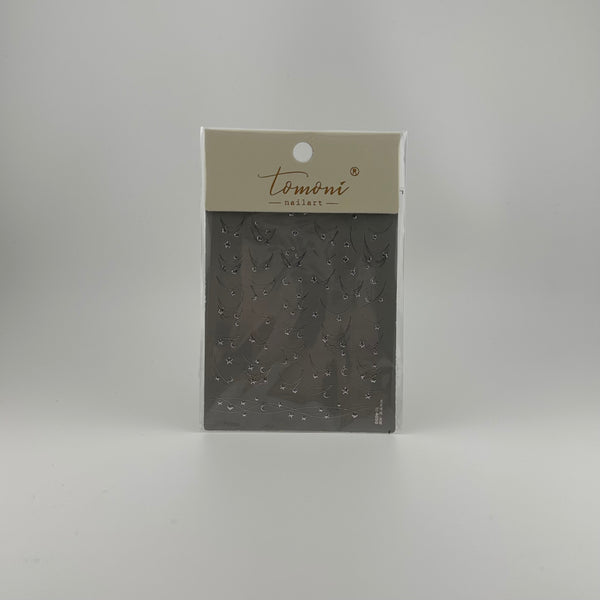 STAR & HEART NECKLACE PREMIUM NAIL STICKER