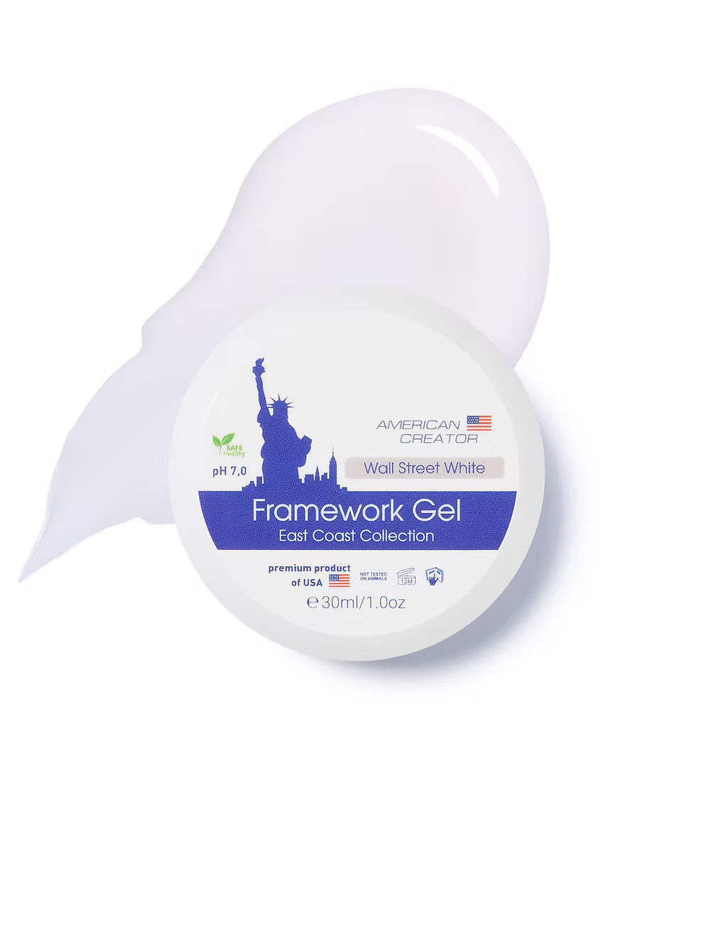 Framework Gel WALL STREET WHITE