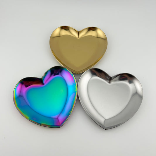 Multipurpose Stainless Steel Heart Tray