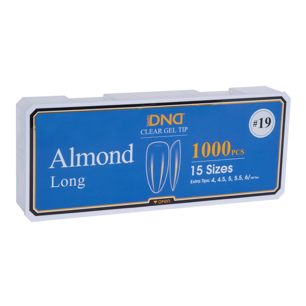 DND Soft Gel Tips Almond Long #19