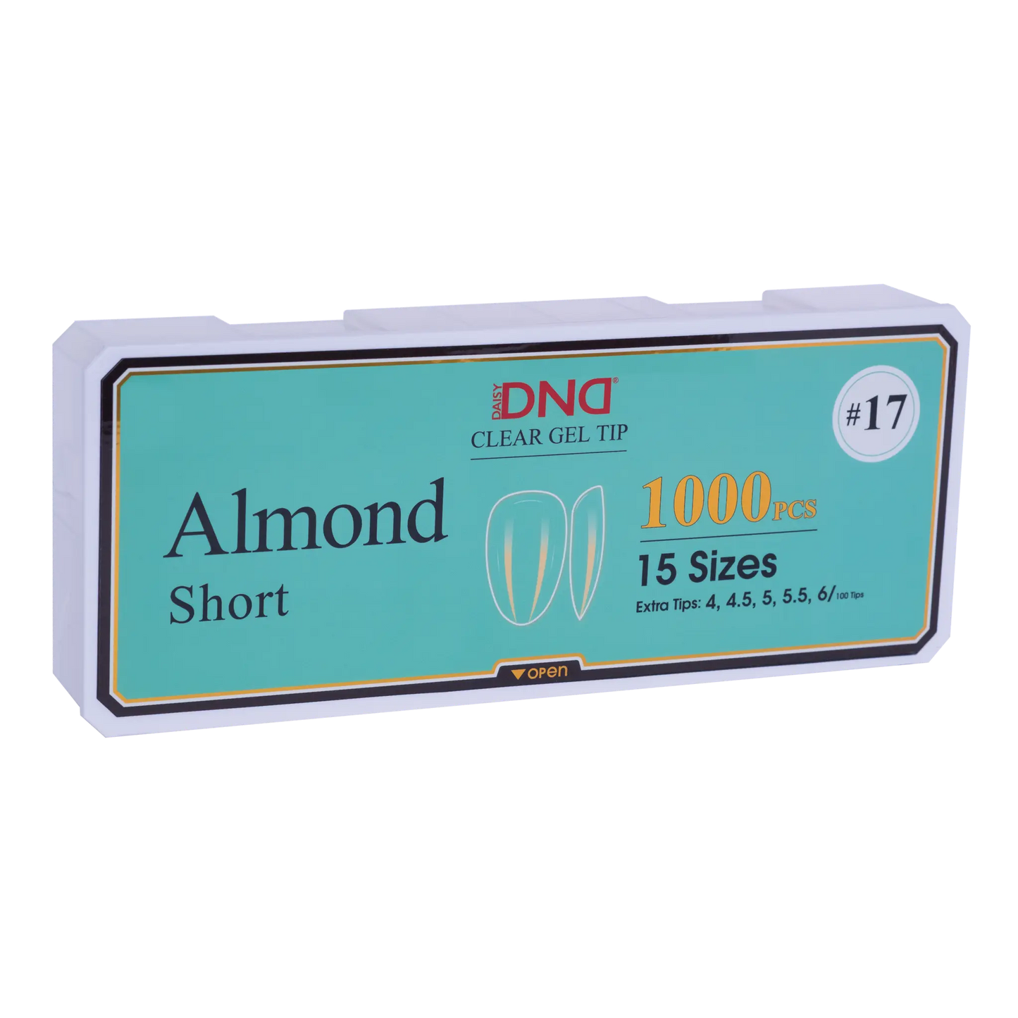 DND Soft Gel Tips Almond Short #17