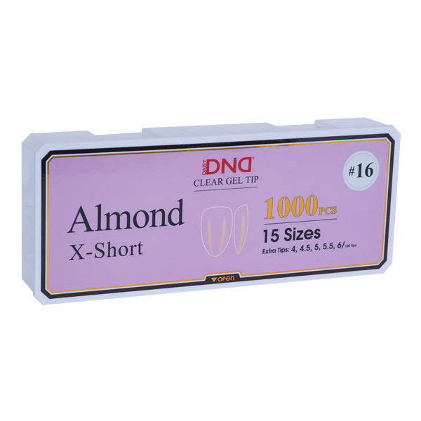 DND Soft Gel Tips Almond X-Short #16