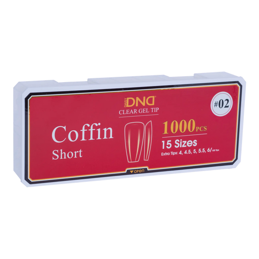 DND Soft Gel Tips Coffin Short #02
