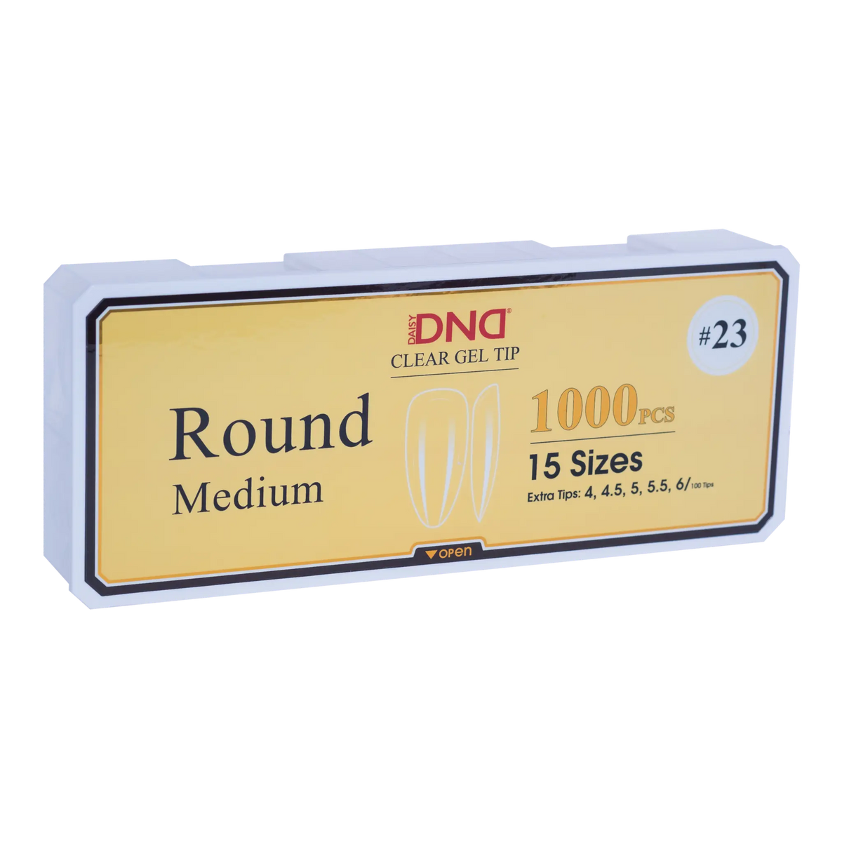 DND Soft Gel Tips Round Medium #23