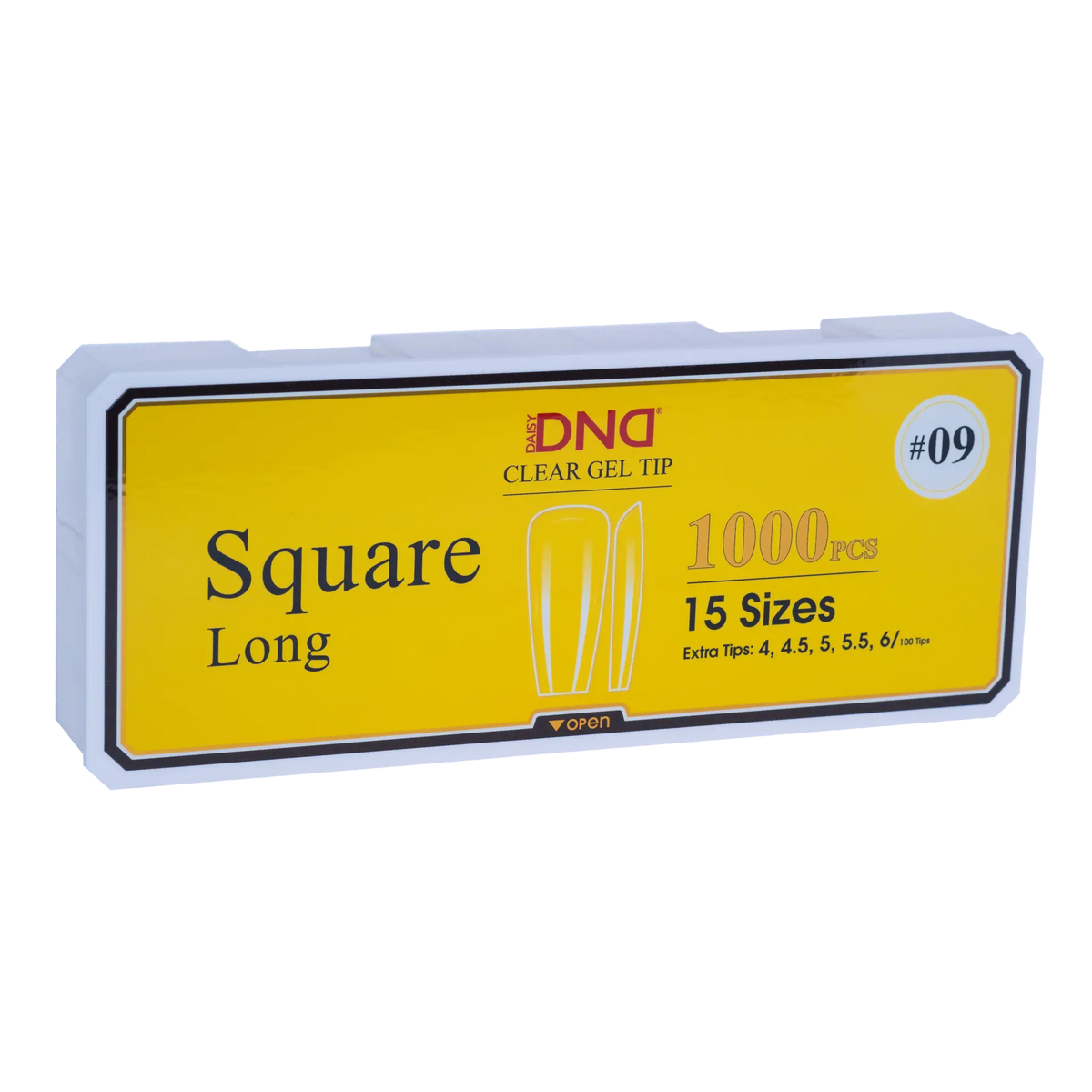 DND Soft Gel Tips Square Long #09