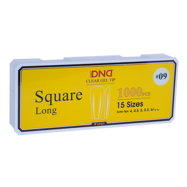 DND Soft Gel Tips Square Long #09
