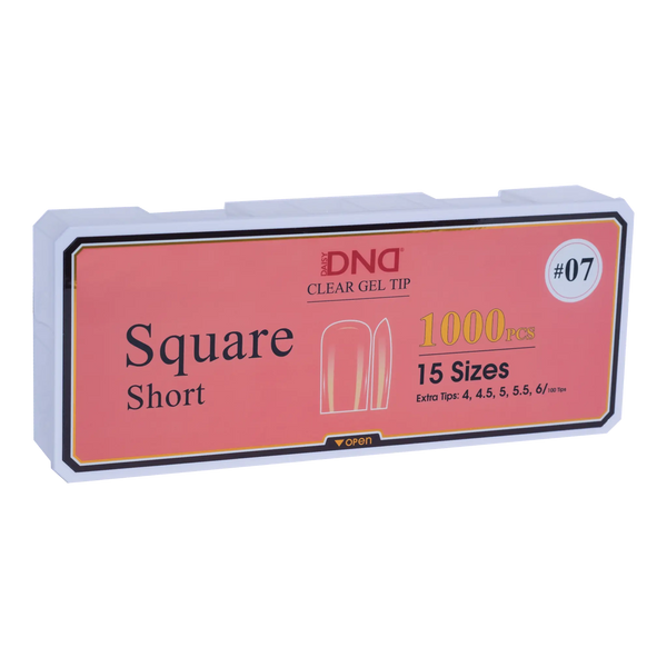 DND Soft Gel Tips Square Short #07