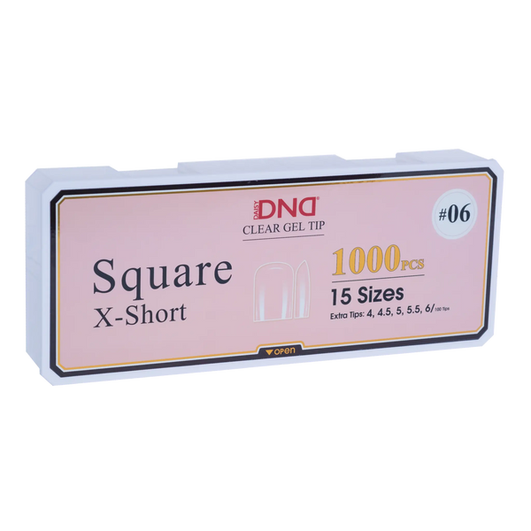 DND Soft Gel Tips Square X-Short #06