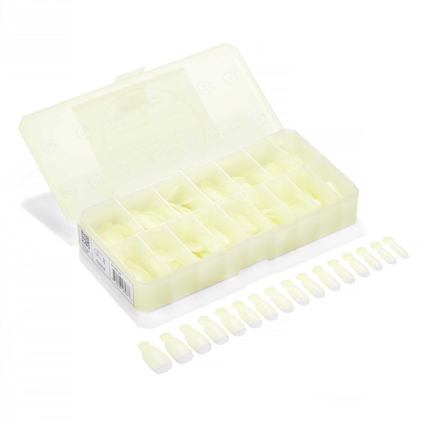 Bare Gel-X® Natural Box of Tips (16 sizes, 280pcs)