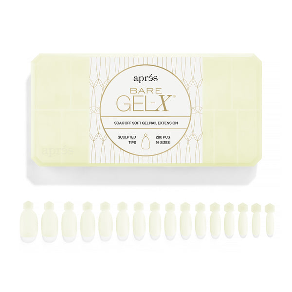 Bare Gel-X® Sculpted Box of Tips (16 sizes, 280pcs)