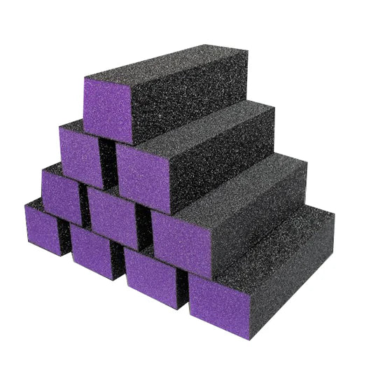 BLACK/ PURPLE BLOCK BUFFER 10PCS