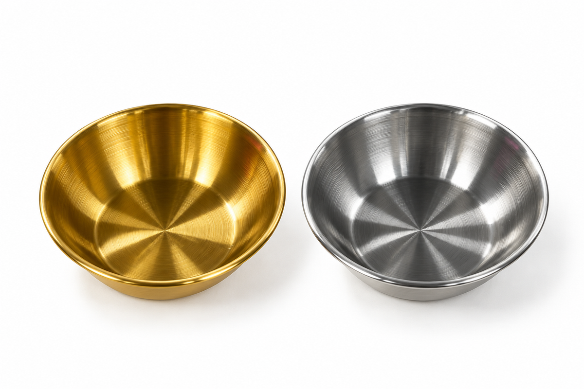 2-in-1 Stainless Steel Dappen & Pedicure Dish
