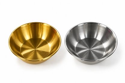 2-in-1 Stainless Steel Dappen & Pedicure Dish