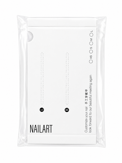 Premium Press-On Nail Display Card & Sleeve Set