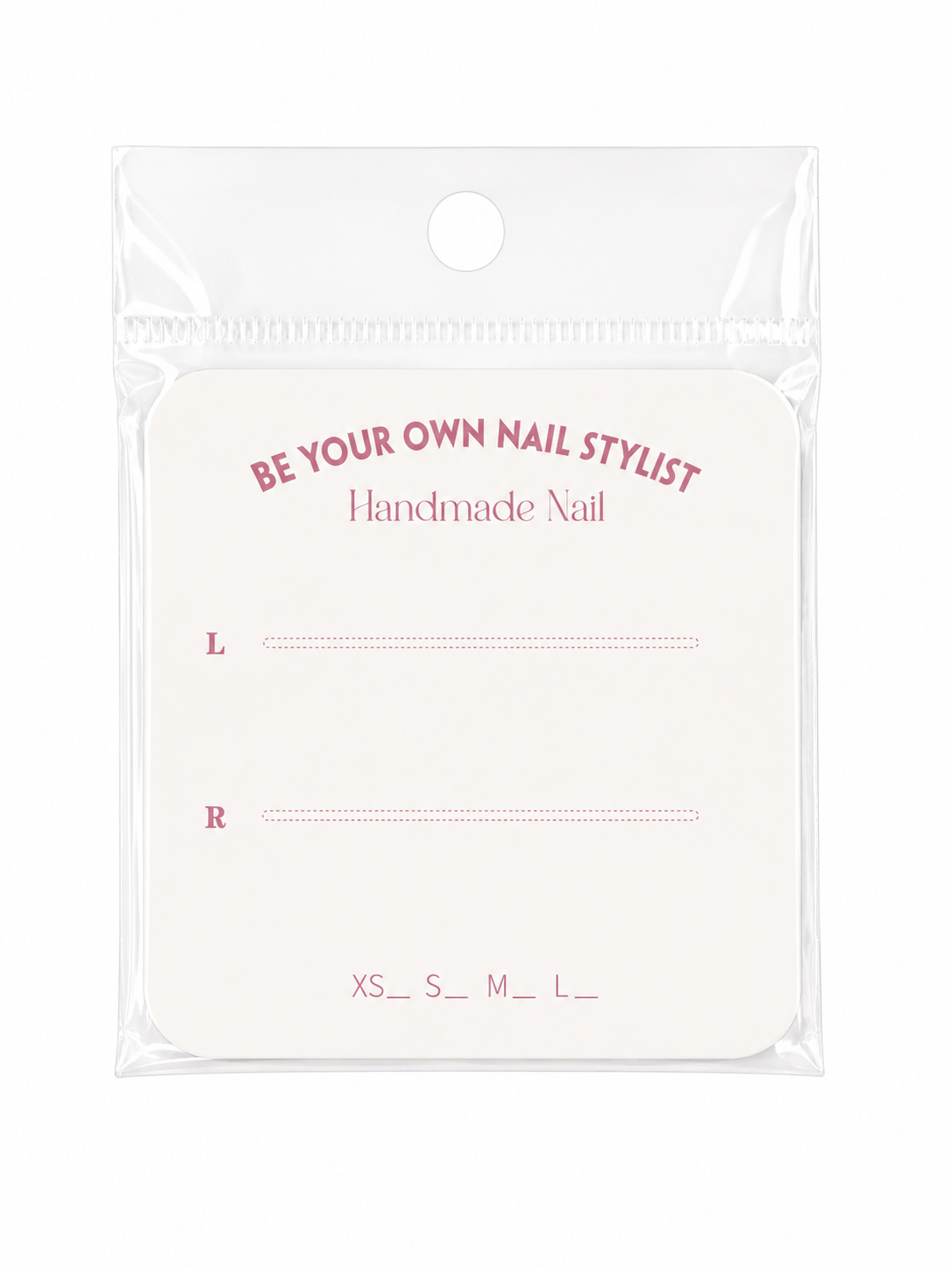 Press-On Nail Size & Display Card Inserts