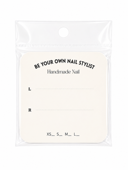 Press-On Nail Size & Display Card Inserts