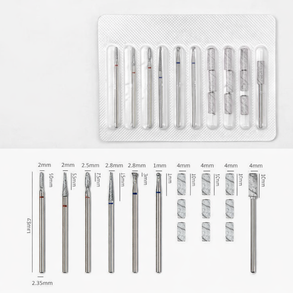 Mini Mandrel Bit & Mix Diamond Bit Set