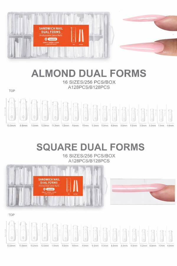 Sandwich Nail Dual Forms