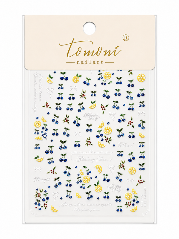 Blueberry with Lemons Sticker