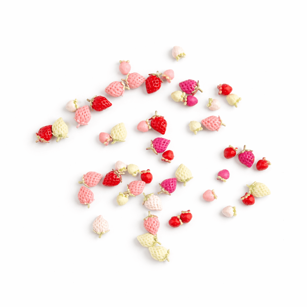 Strawberry Kawaii Charms - 50pcs