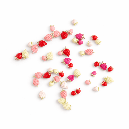 Strawberry Kawaii Charms - 50pcs