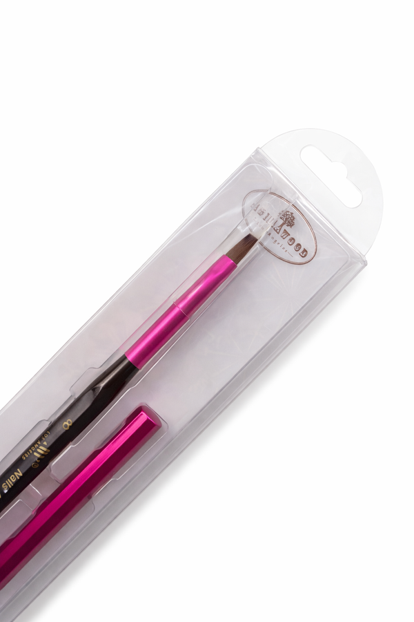 Black & Pink Square Gel Brush