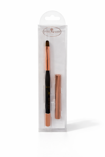 Black & Rose Gold Round Gel Brush