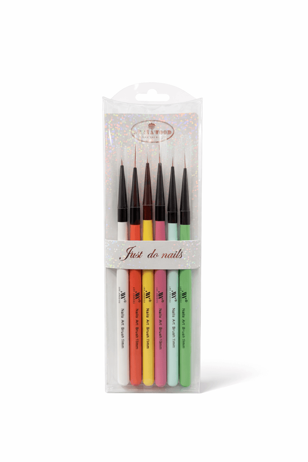 6pc Liner Brush Set
