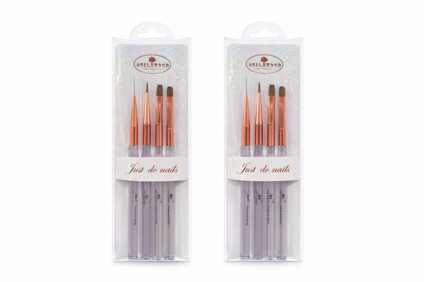 Nail Art Brush Set 4pc