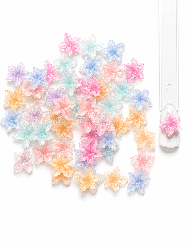 Pastel Bloom Flower Charm