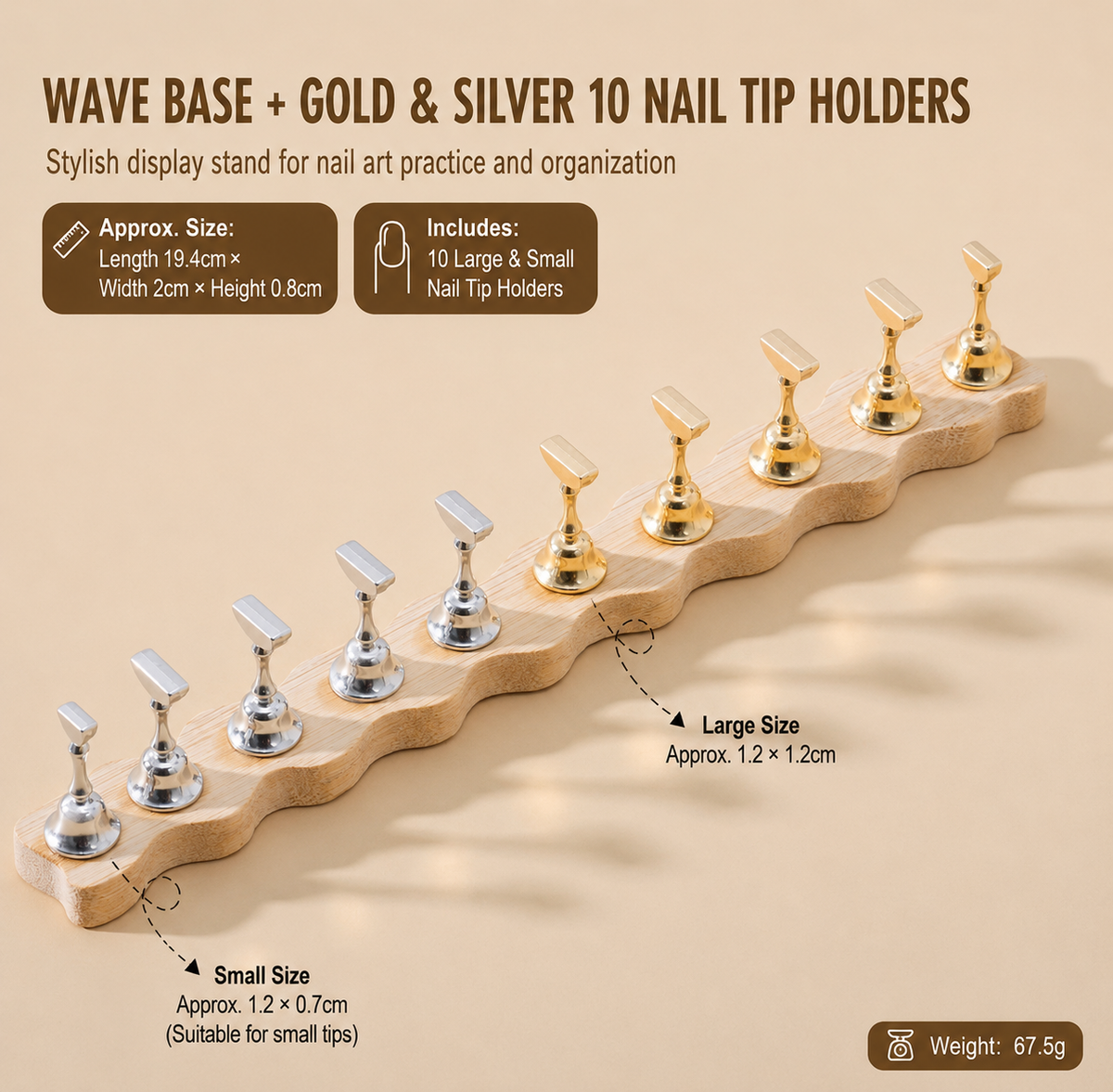 Wood Magnetic Stand