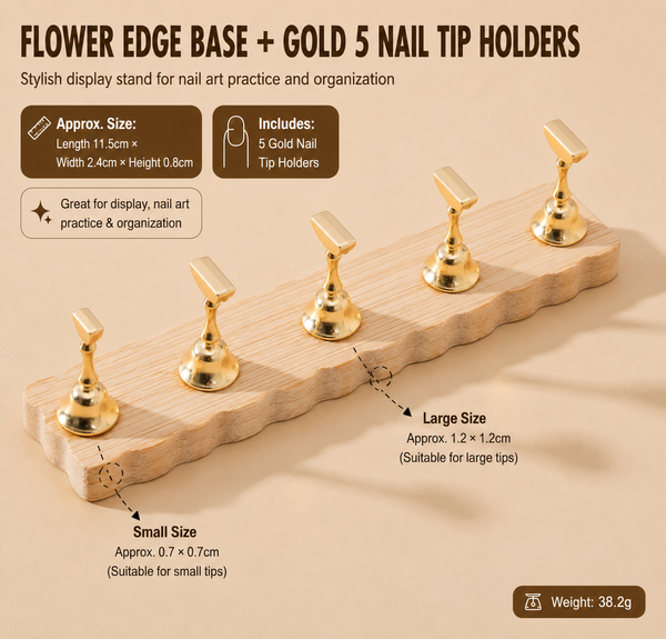 Luxe Flower Edge Display Stand Set