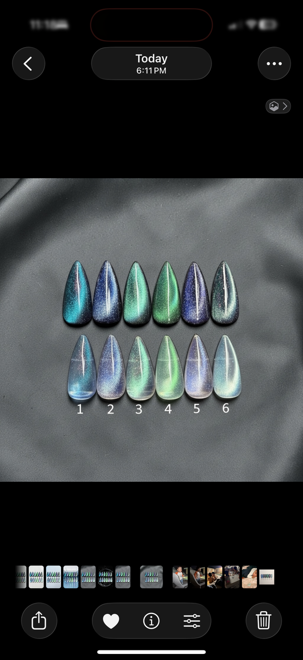Galaxy Cat Eye Gel Color