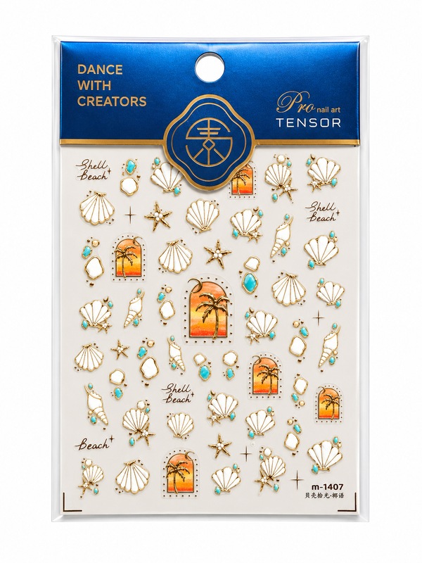Sunset Coast Nail Sticker