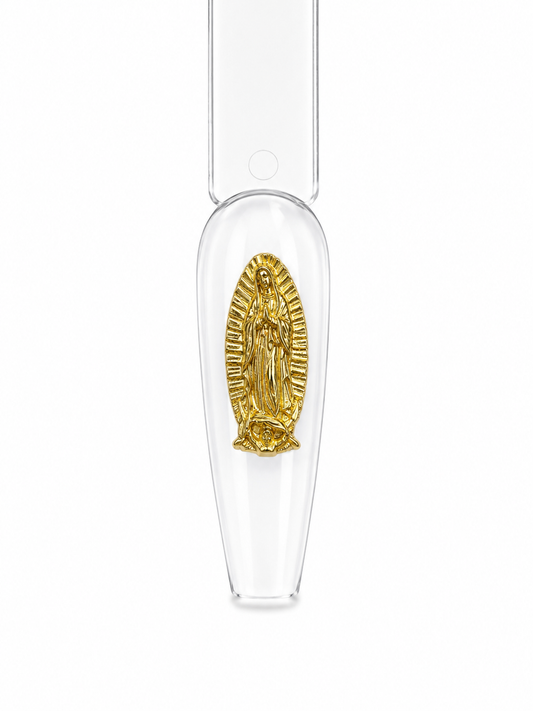 Small Virgin Mary Nail Charm
