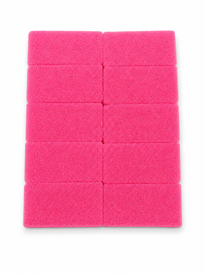 Pink Disposable Pedicure Pumice Blocks