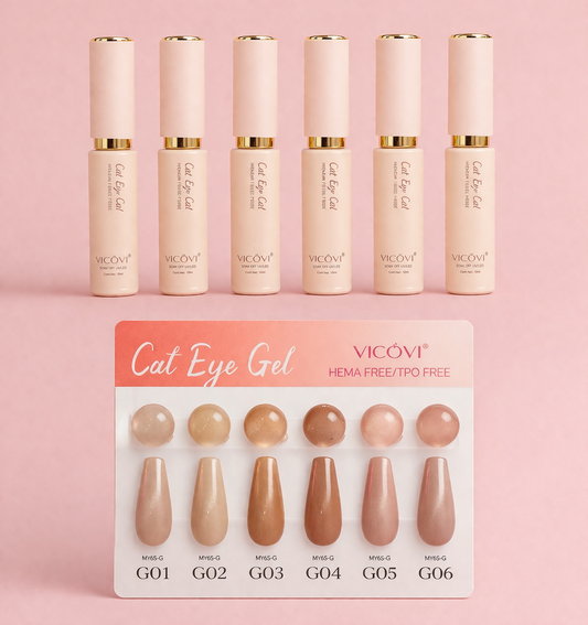 VICOVI Cat Eye Gel Collection – Nude Series