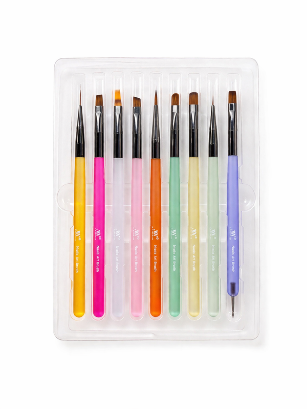 Artistry Edge Nail Brush Set – 9 Piece
