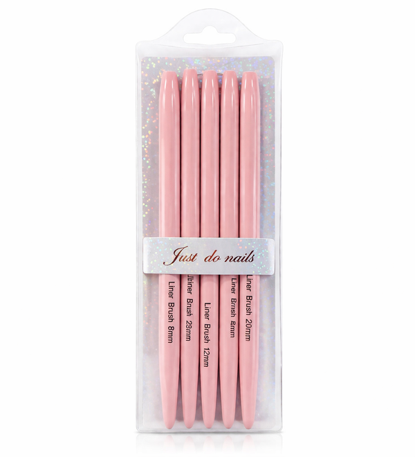 Precision Liner Nail Art Brush Set – 5 Piece