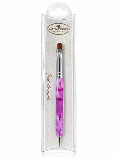 Purple Marble French Brush