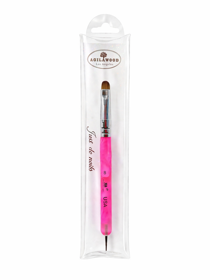 Pink Marble French Brush