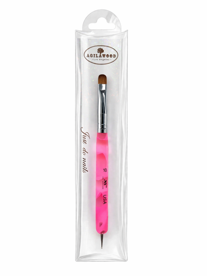 Pink Marble French Brush