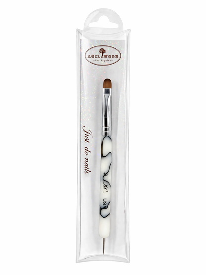 White Marble French Brush