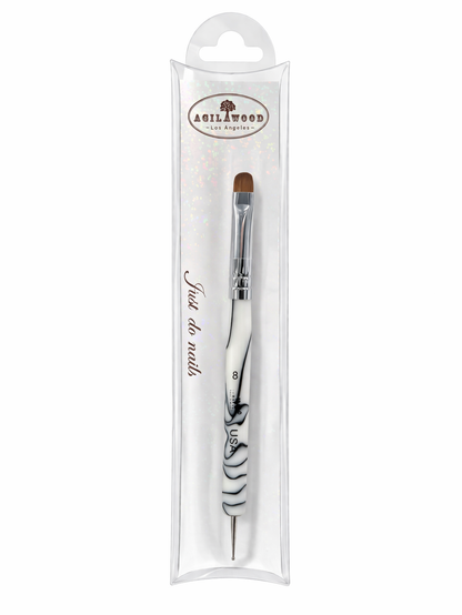 White Marble French Brush