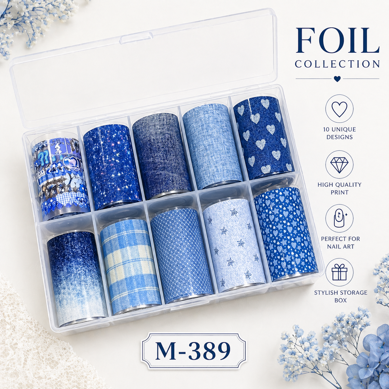 Denim Blues Foil Collection