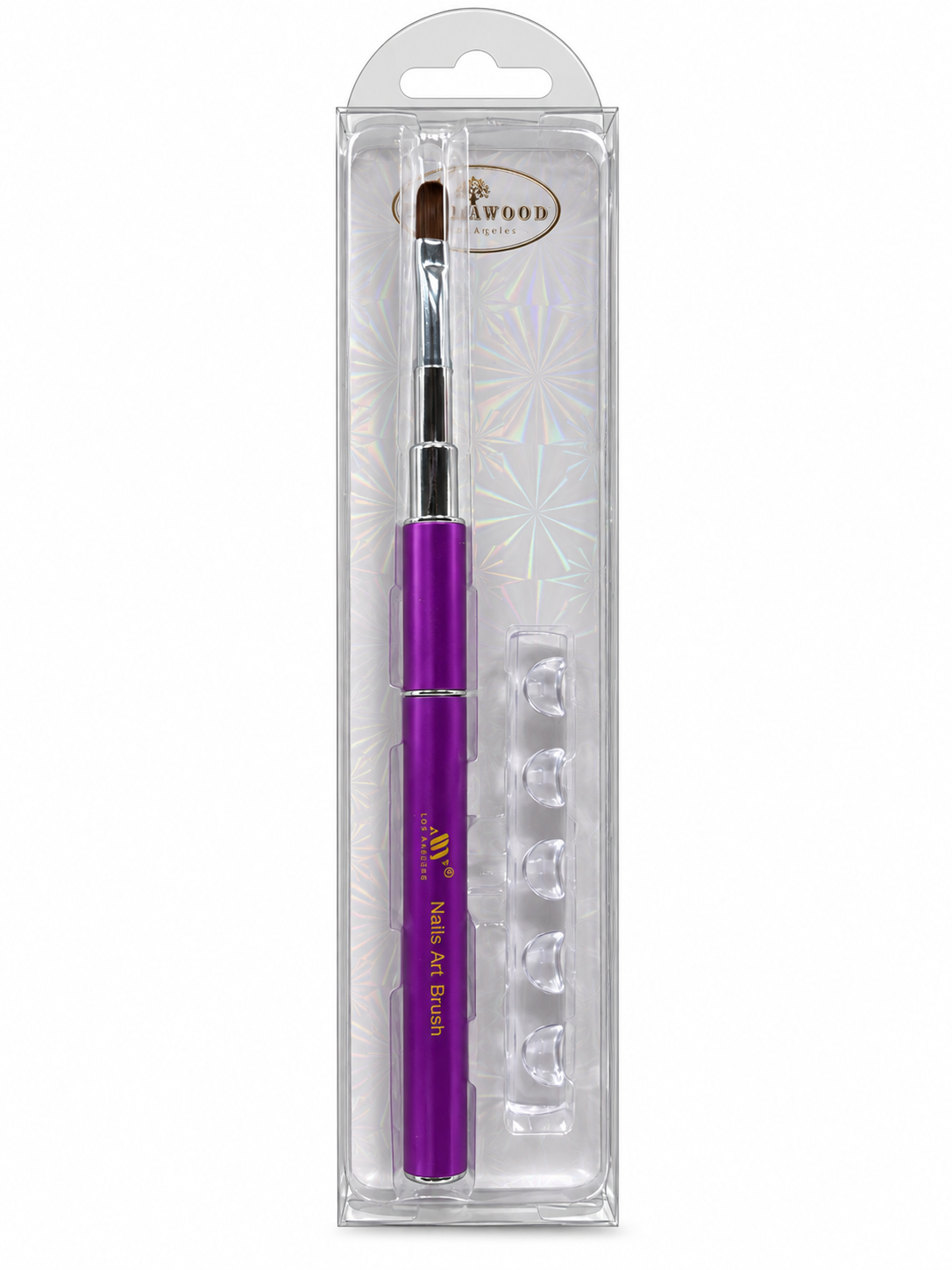 Purple Long Round Gel Brush