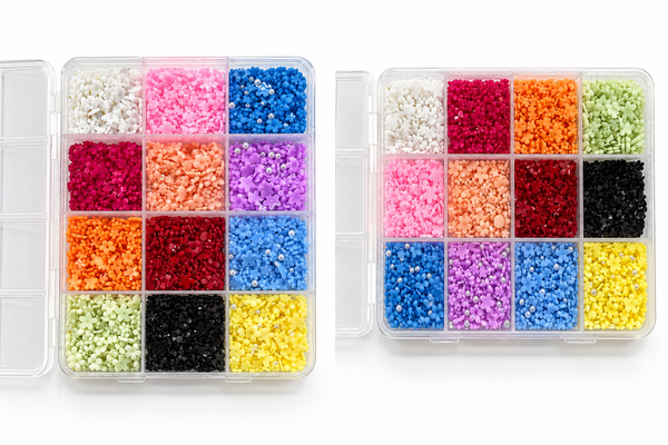 3D Flower Charm Mix