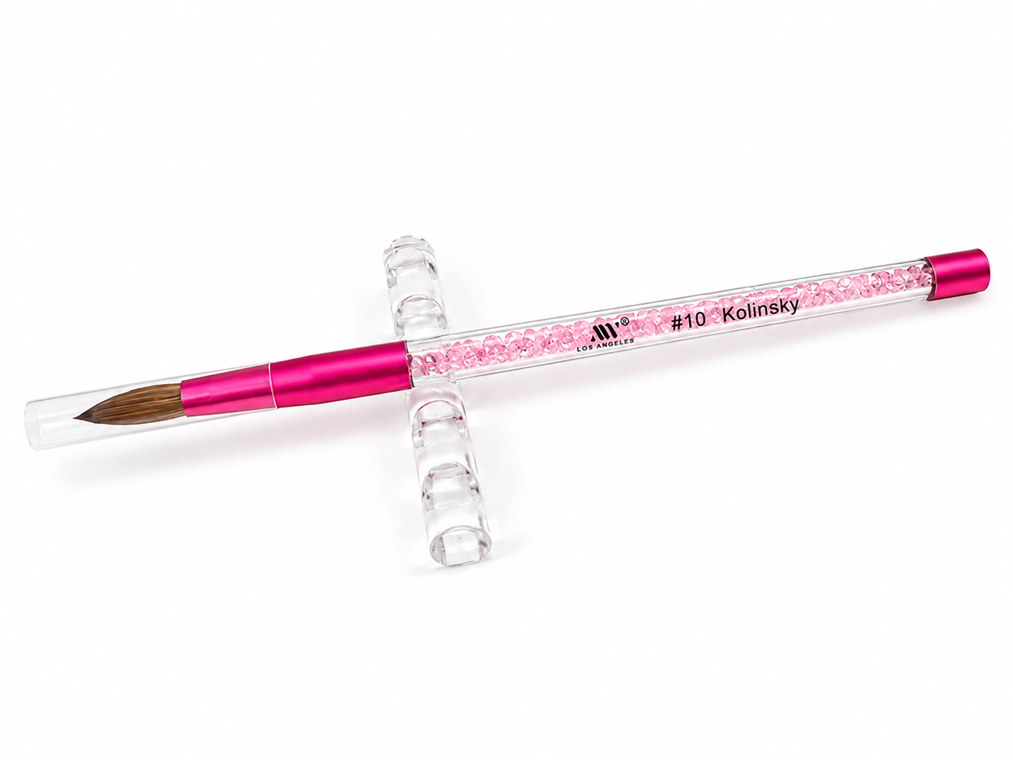 Hot Pink Kolinsky Acrylic Brush