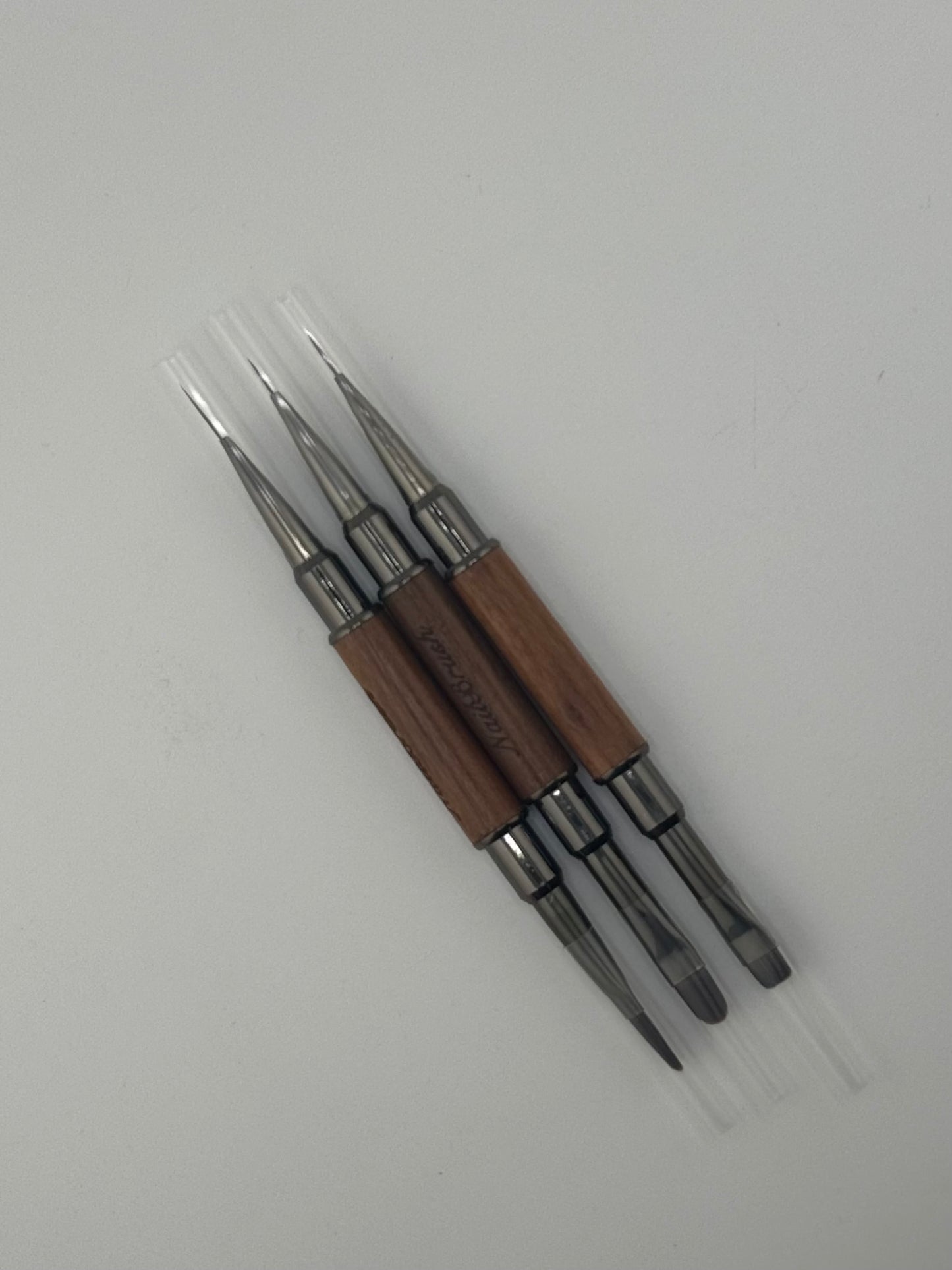 PACK OF 3 DOUBLE SIDED WOOD BRUSH